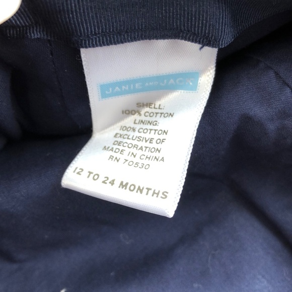 Janie and Jack pants and hat - Picture 3 of 5